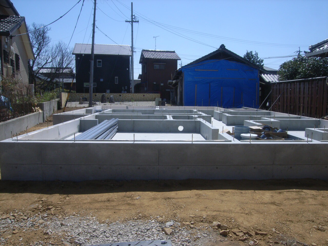 岡崎市 S様邸 基礎工事