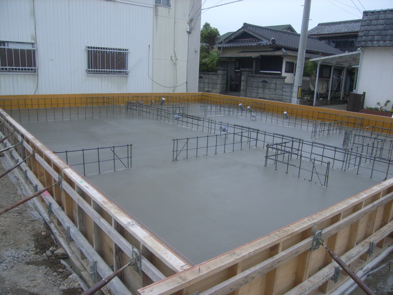 高須邸基礎工事